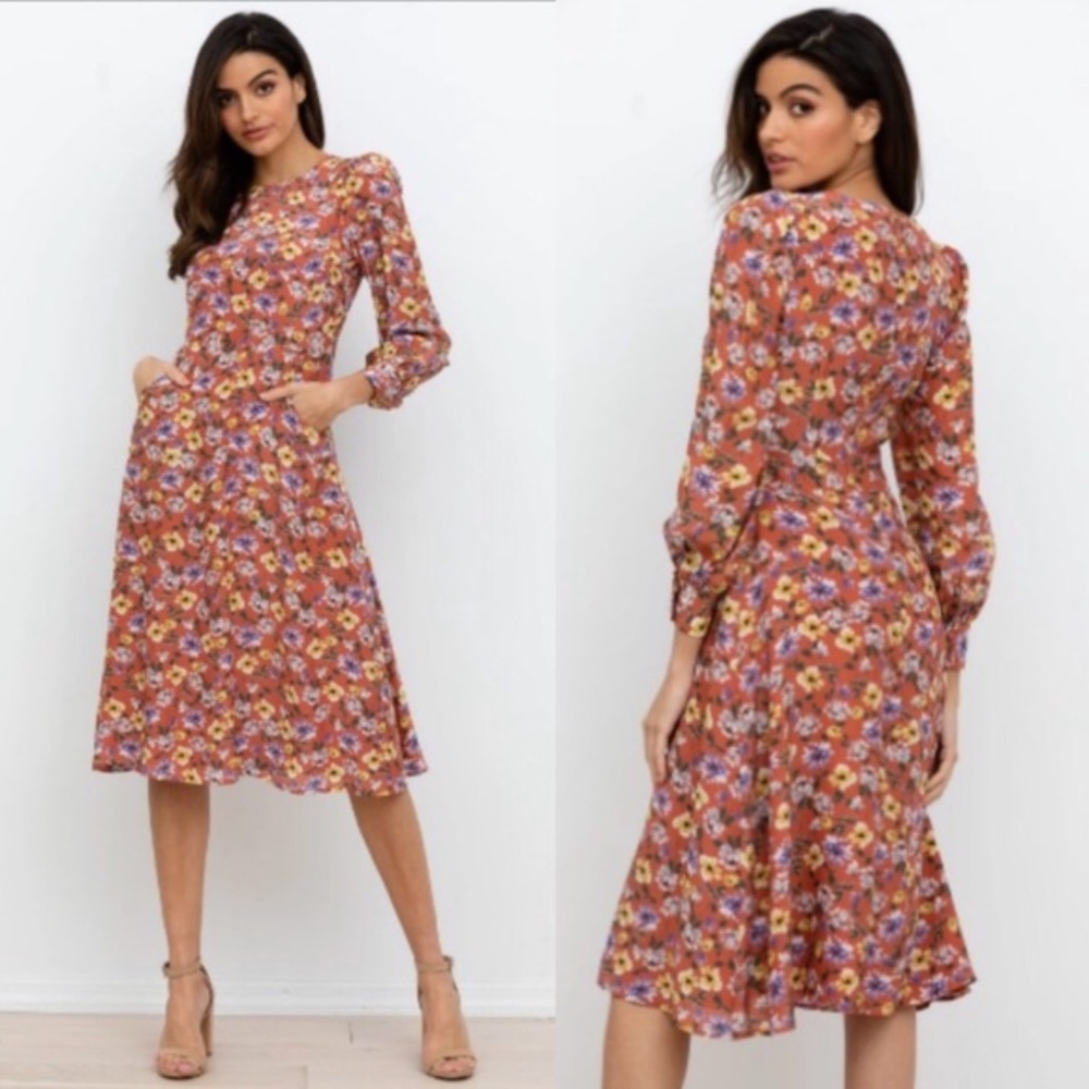 YUMI KIM "Love Me Tender" Floral Dress XS NWOT